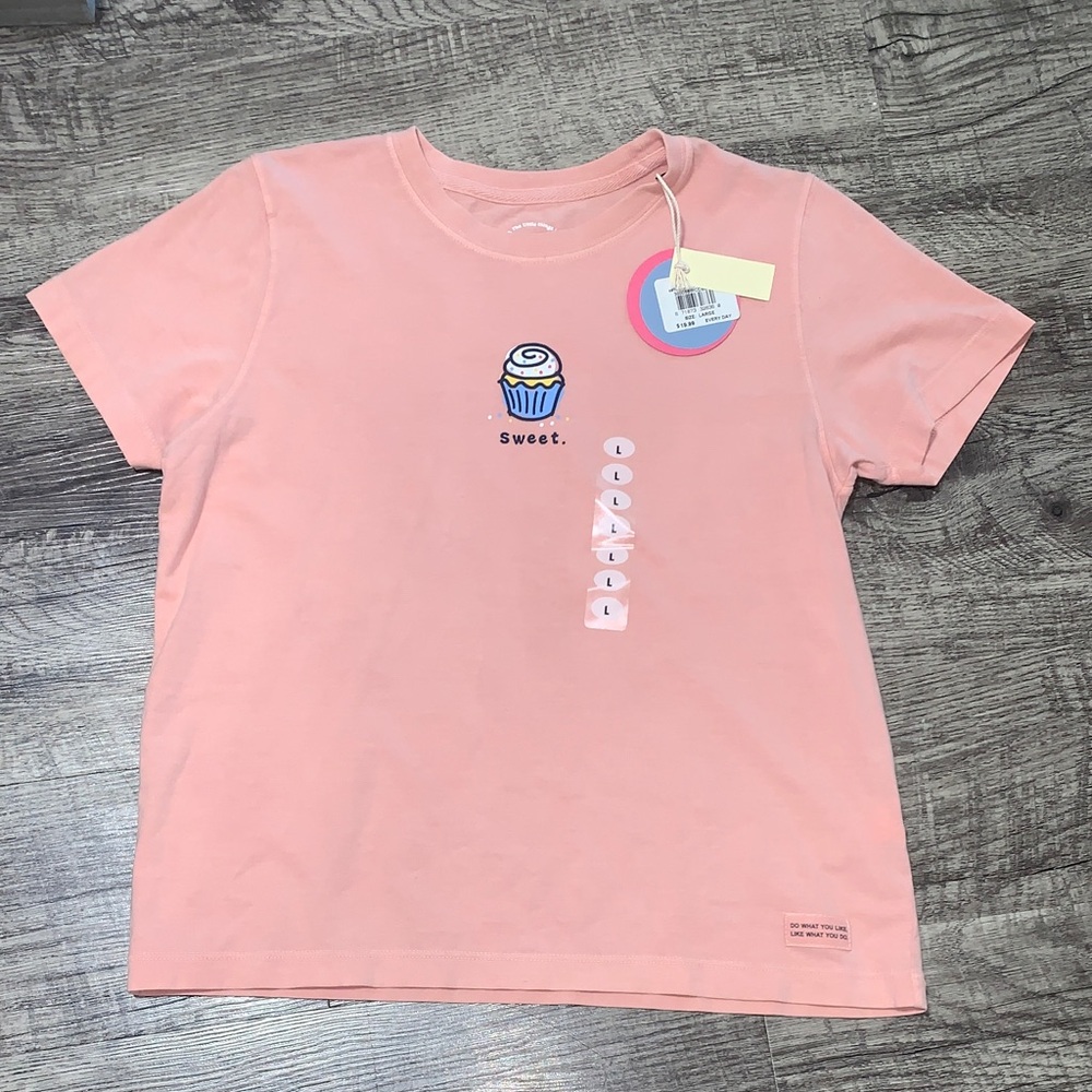 NWT Life is Good Kids tshirt size 10 L